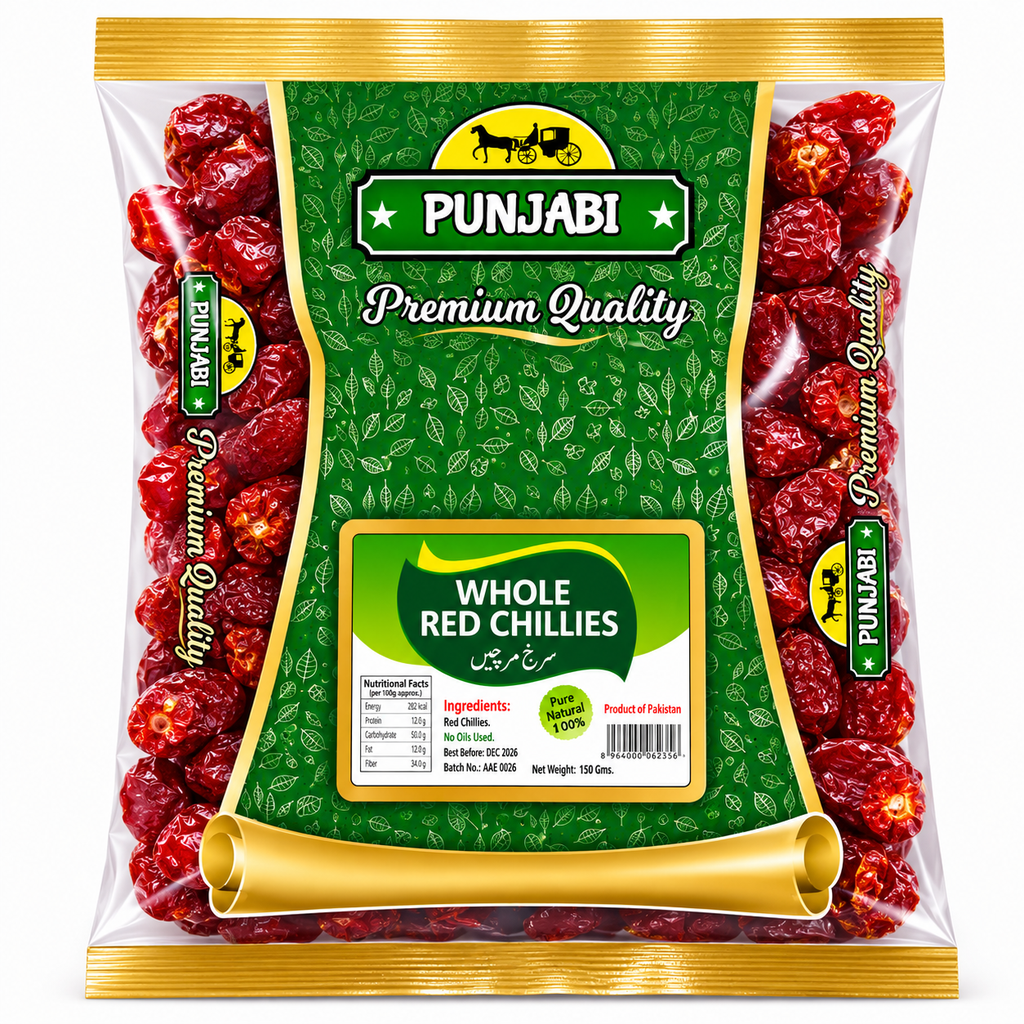 Punjabi Whole Chilli 150g