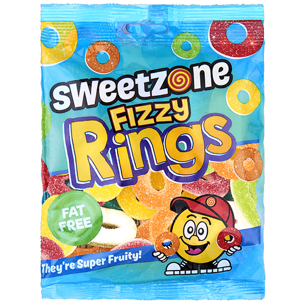 Sweetzone Fizzy Rings 170gr ]