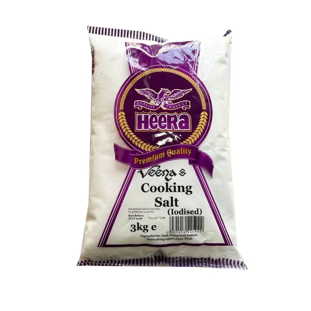Heera Cooking Salt (IODISED)  3kG 
