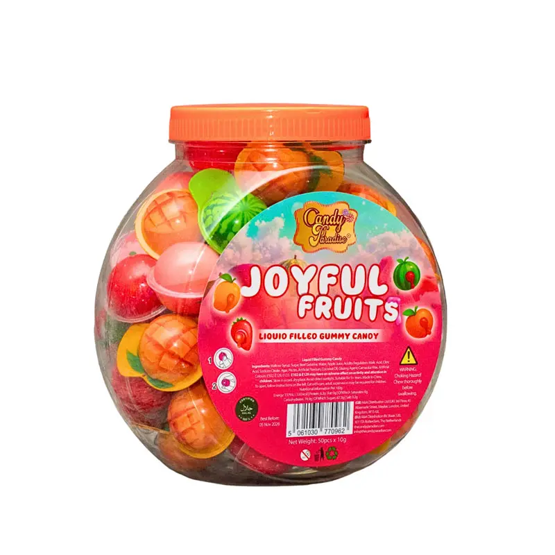 Candy Paradise Joyful Fruit Jar 50pcs x 10g 