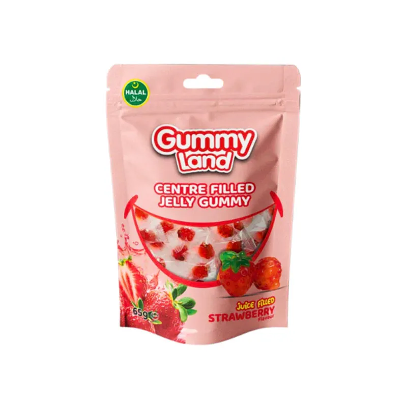 Gummyland Filled Strawberry 65g