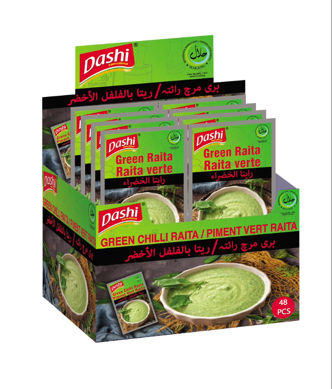 Dashi Green Chilli Raita Powder 7g