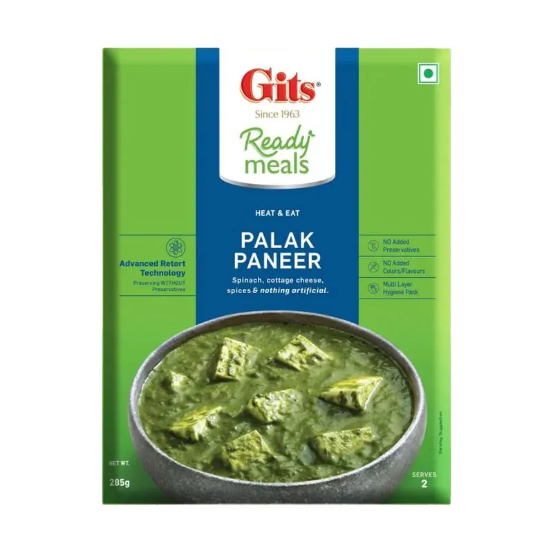 Gits Palak Paneer Vegan 285g