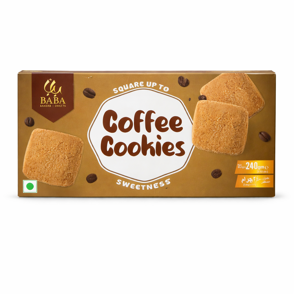 BABA Coffee Cookies 240g | Goldfayre Public