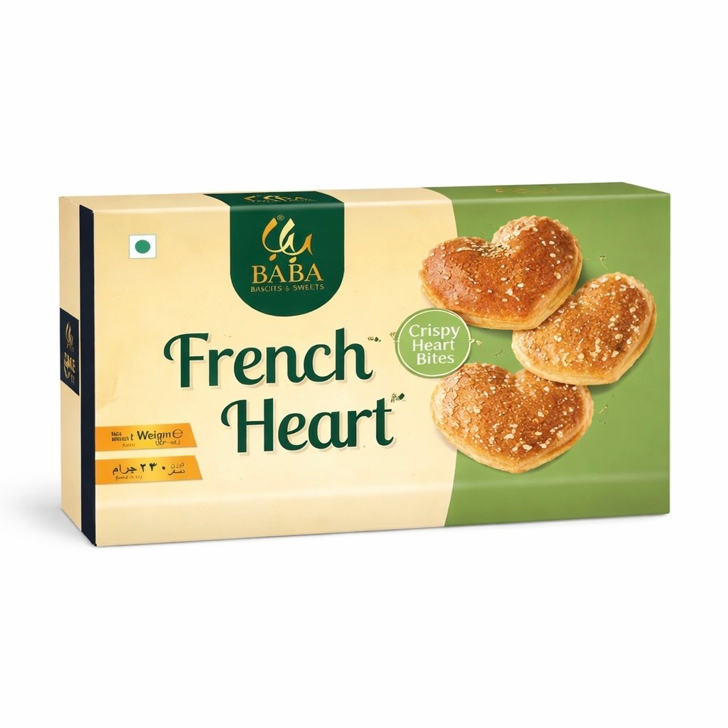 BABA French Heart 200g