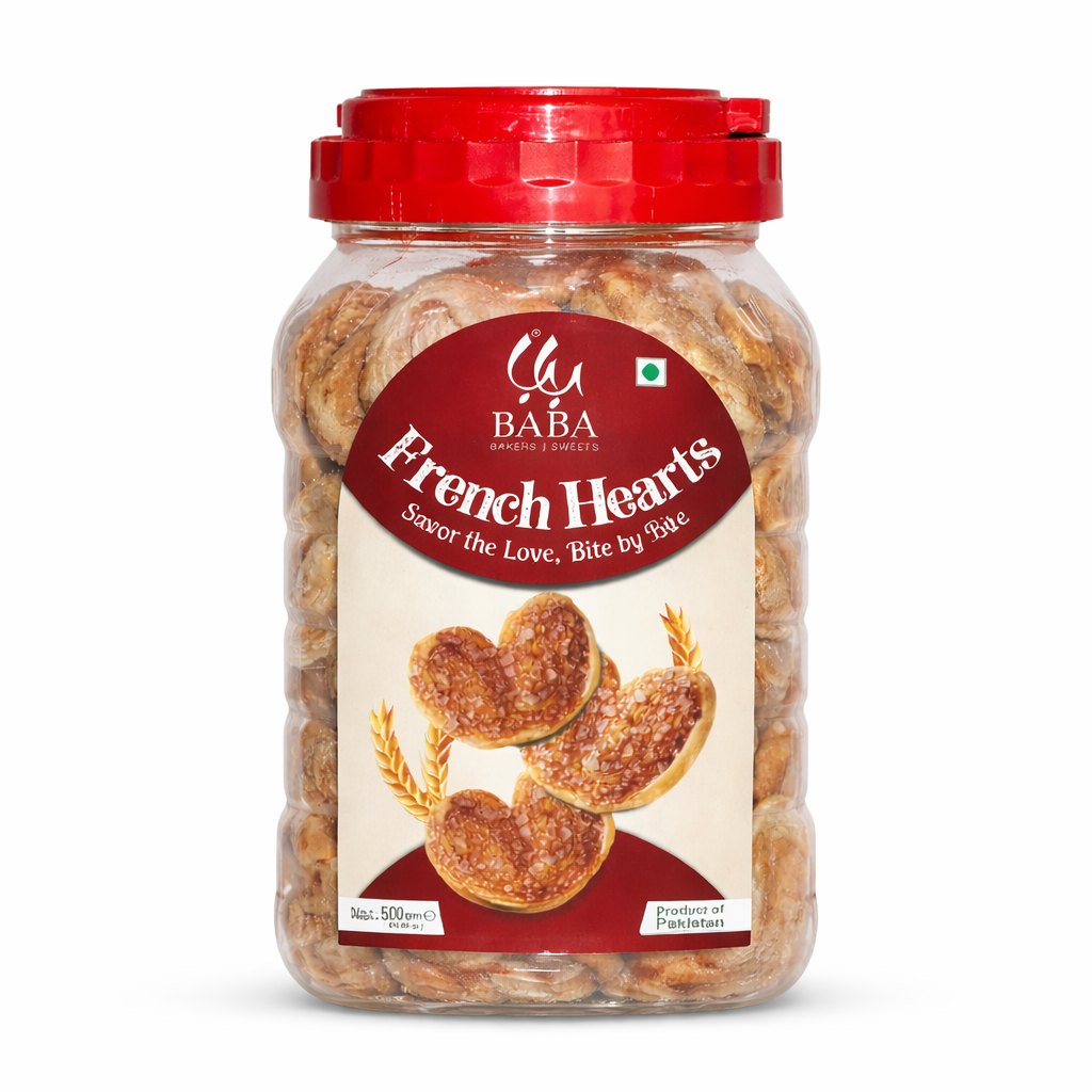 BABA French Heart Jar 500g
