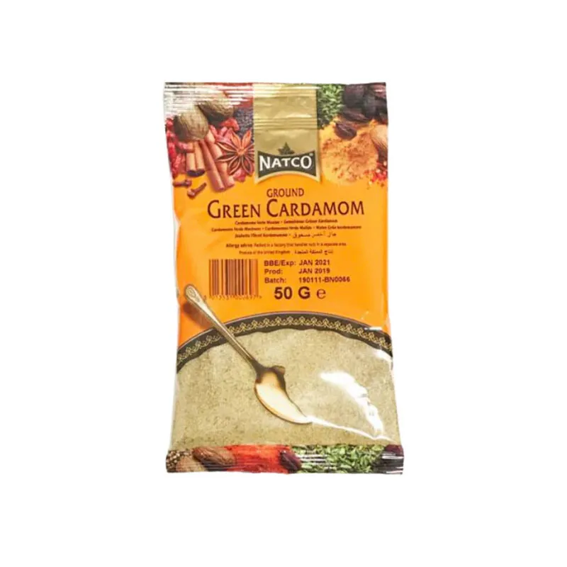 Natco Cardamom Green Ground/Powder 50g
