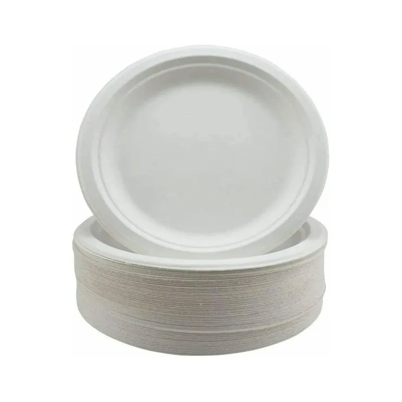 Bagasse Plate 7'' 50Pcs