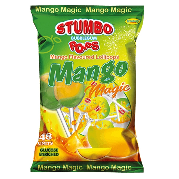 Stumbo Mango Magic Lollipops 1 x 48pcs