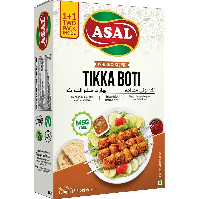 ASAL Tikka Boti Spice Mix 100grms               (1+1 pack)