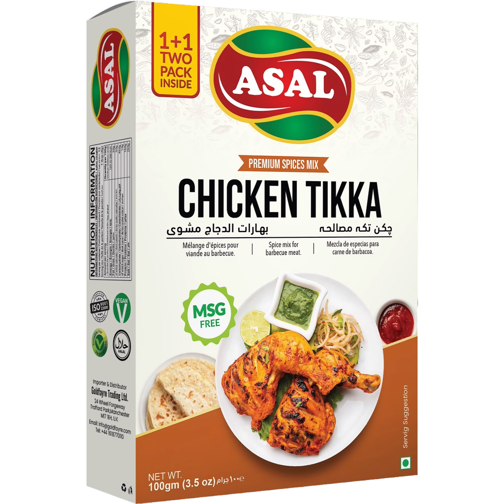 ASAL Chicken Tikka Spice Mix 100grms (1+1 pack)