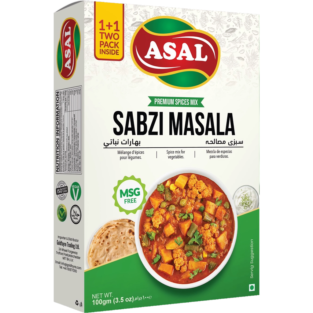 ASAL Sabzi Masala Spice Mix 100grms                         (1+1 pack)
