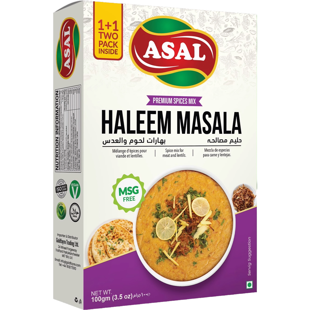 ASAL Haleem Masala Spice Mix 100grms (1+1 pack)