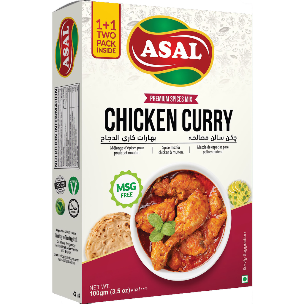 ASAL Chicken Curry Spice Mix 100grms (1+1 pack)