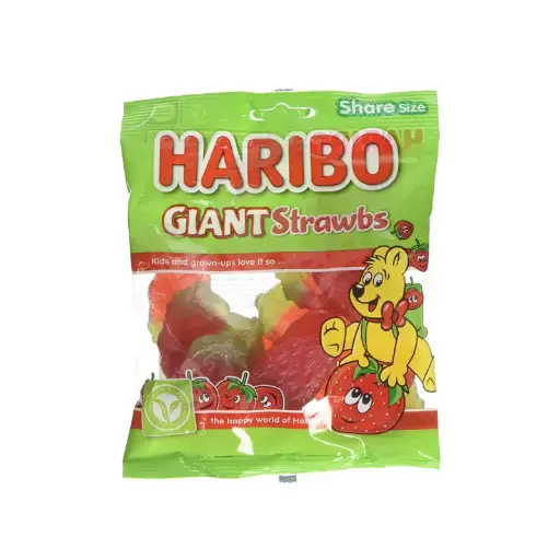 Haribo Giant Strawberry 180g