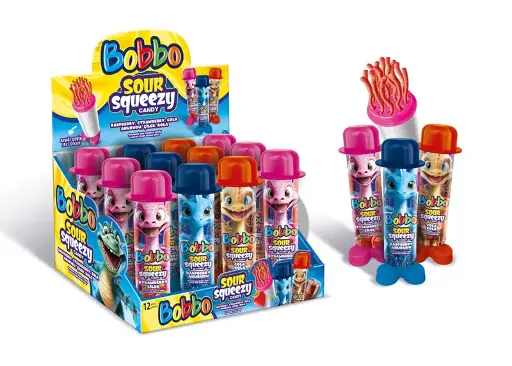 Bobbo Sour Squeezy Candy 3pcs