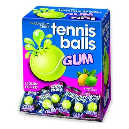 Fini Tennis Ball Bubble Gum 200pcs