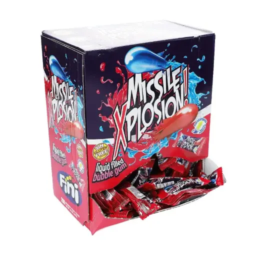 Fini Missle Xplosion Bubble Gum 200pcs 