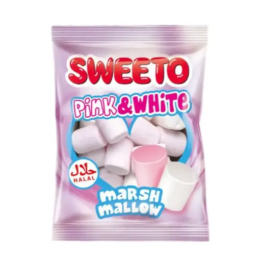 Sweeto Pink & White Marshmallow 140g 