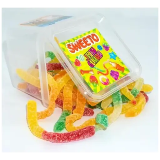 Sweeto Worm Jellies Tub 160g 