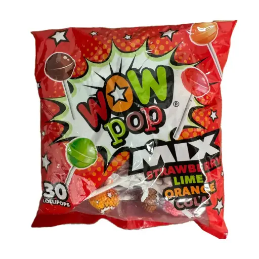Wow Pop Lollies Bags 250g 