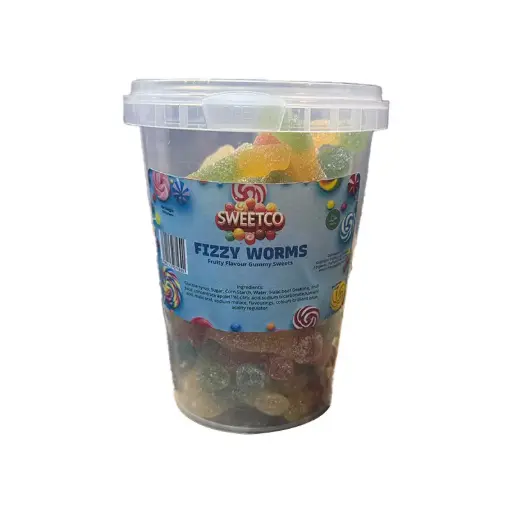Sweetco Fizzy Worms Jar