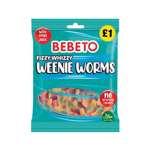 Bebeto Fizzy Weenie 150g 