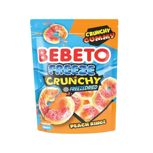 Bebeto Freeze Dried Peach Ring 35g 